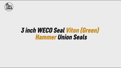 3 inch WECO Seal Viton (Green) : Hammer Union Seals