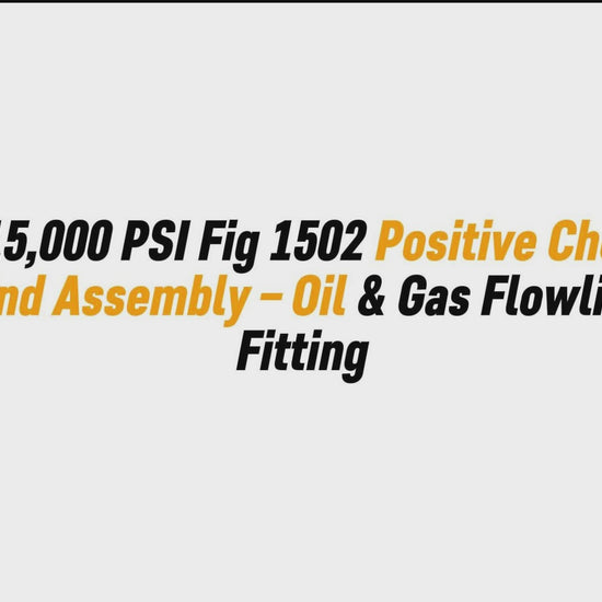 3" 15,000 PSI Fig 1502 Positive Choke Blind Assembly – Oil & Gas Flowline Fitting
