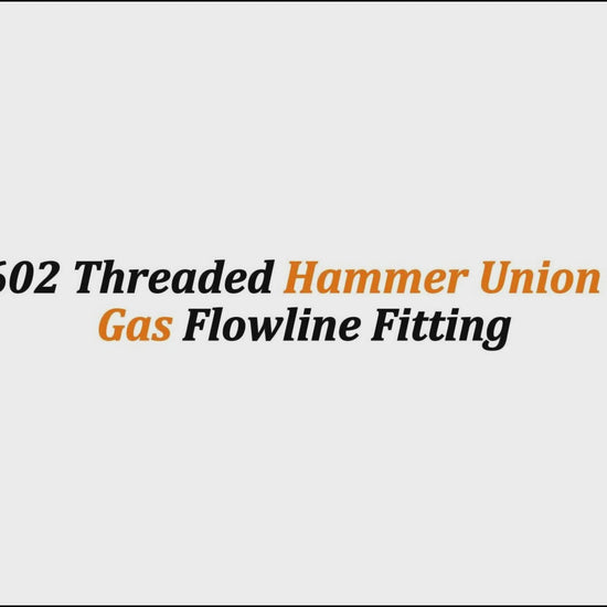 2" Fig 602 Threaded Hammer Union – Oil & Gas Flowline Fitting
