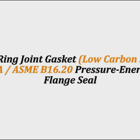 RX-39 Ring Joint Gasket (Low Carbon Steel) | API 6A / ASME B16.20 Pressure-Energized Flange Seal