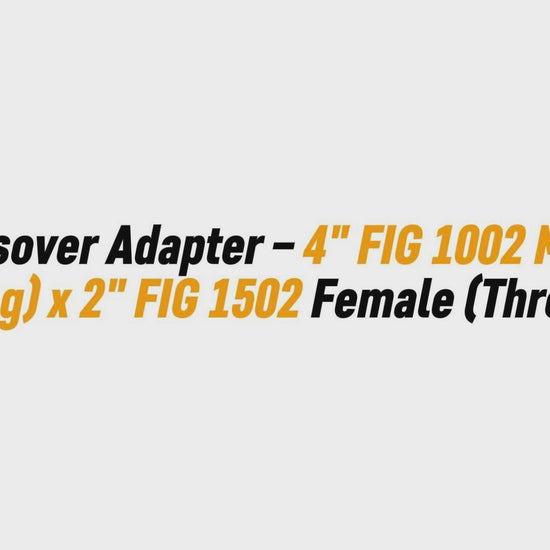 Crossover Adapter – 4 FIG 1002 Male (Wing) x 2 F

