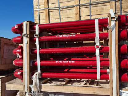 2" 15,000 PSI Fig 1502 Style 10 x 50 Steel Hose Loop (10 FT) – Oil & Gas Flowline