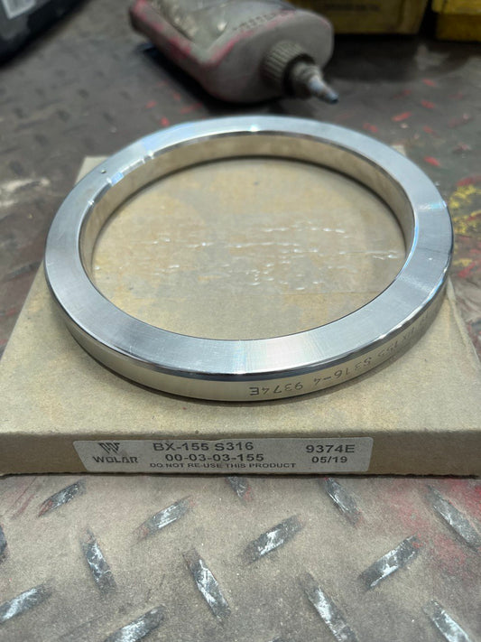 BX-155 Ring Joint Gasket – 316 Stainless Steel API 6A RTJ Sealing Ring