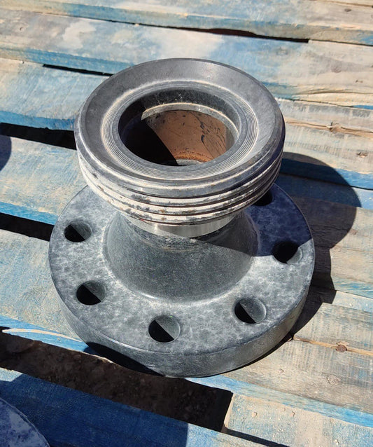 3" ANSI 600# x 3" Fig 1502 Female Thread Flange Adapter, Butt Welded Sch XH – Oil & Gas Flowline Fitting