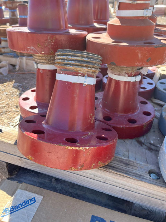 3-1/8" 3M x 2" Fig 1502 Male Wing Flange Adapter – Oil & Gas Flowline Fitting