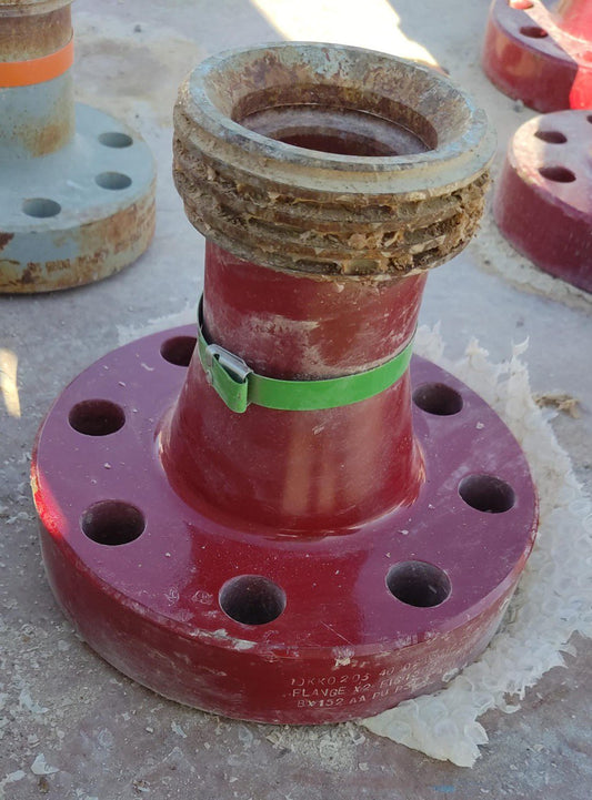 2-1/16" 15M x 2" Fig 1502 Female Thread Flange Adapter – Oil & Gas Flowline Fitting