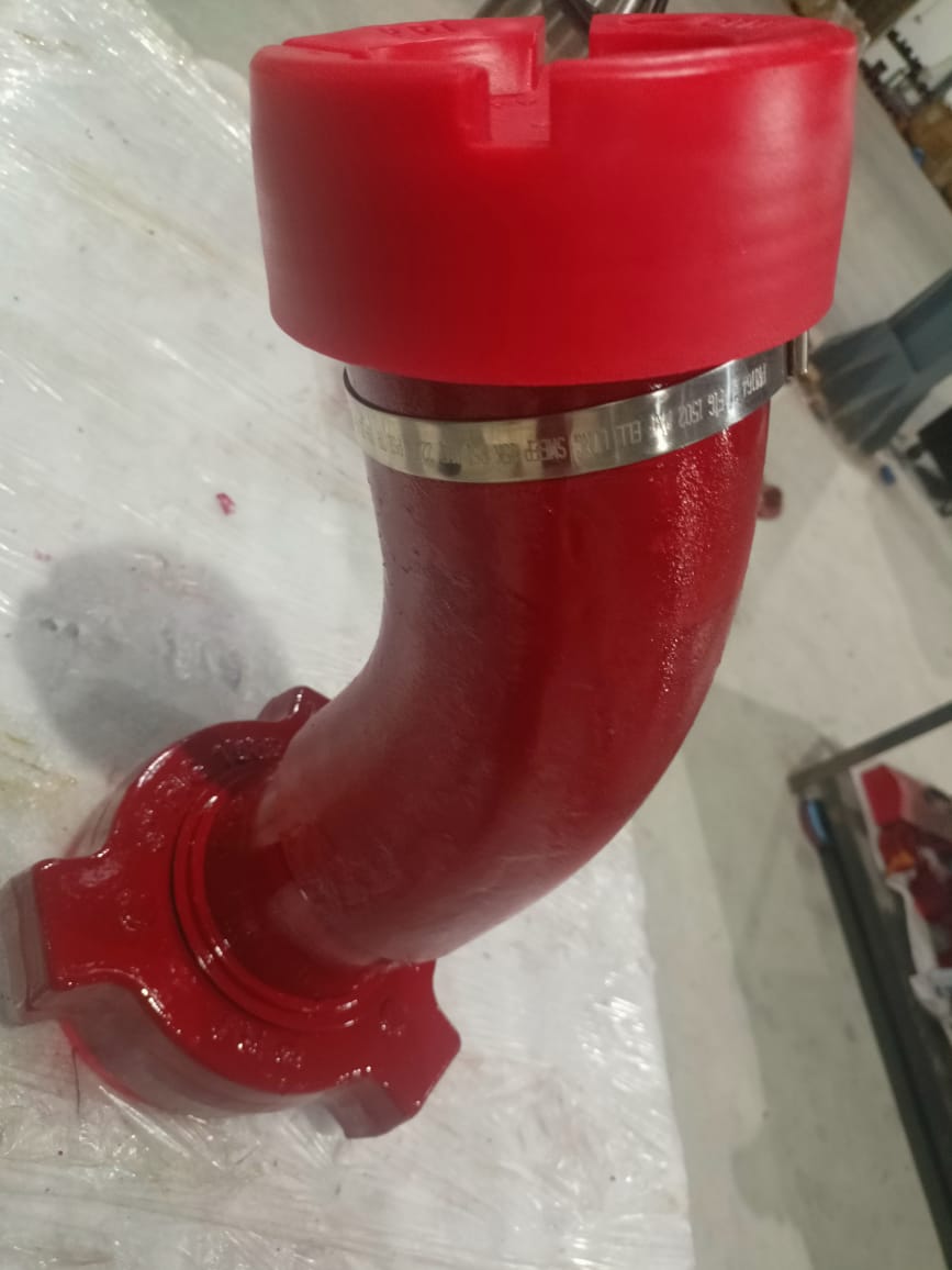 Long Sweep Elbow – 2" FIG 1502 Male (Wing) x 2" FIG 1502 Male (Wing) | Sour Service (H2S)