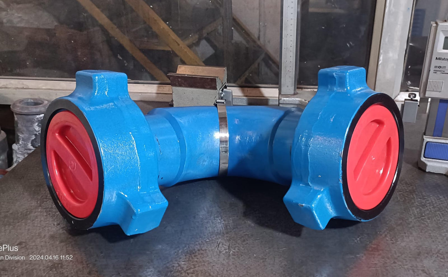 Long Sweep Elbow – 3" FIG 1502 Male (Wing) x 3" FIG 1502 Male (Wing) | Sour Service (H2S)