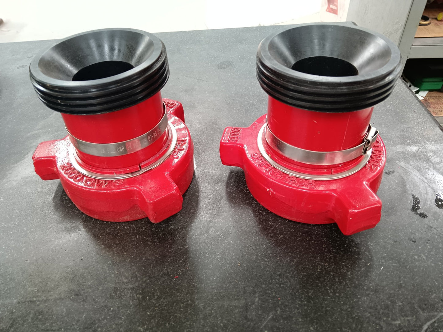 Crossover Adapter – 3" FIG 206 Male (Wing) x 3" FIG 206 Female (Thread)