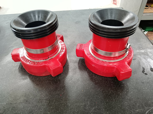 Crossover Adapter – 3" FIG 206 Male (Wing) x 3" FIG 206 Female (Thread)