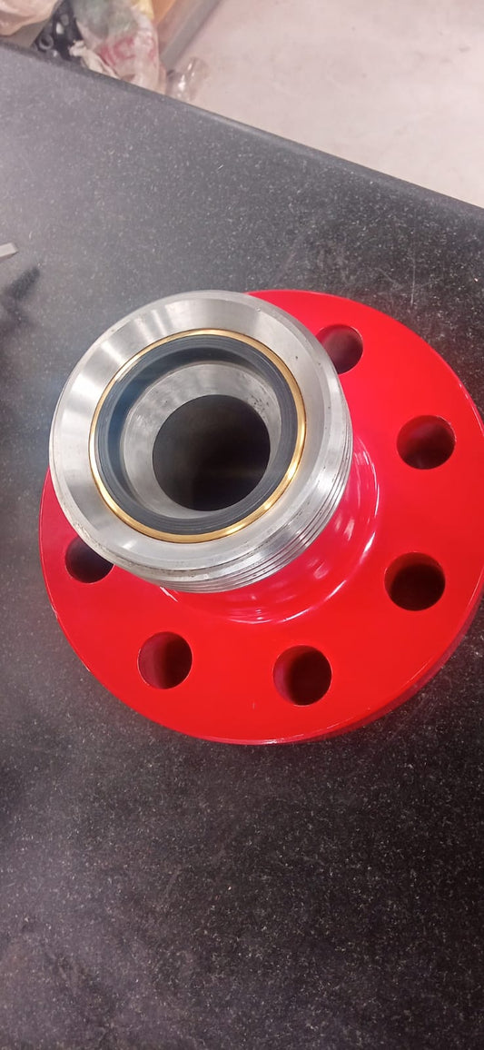 3-1/8" 5M x 3" Fig 1502 Female Thread Flange Adapter – Oil & Gas Flowline Fitting