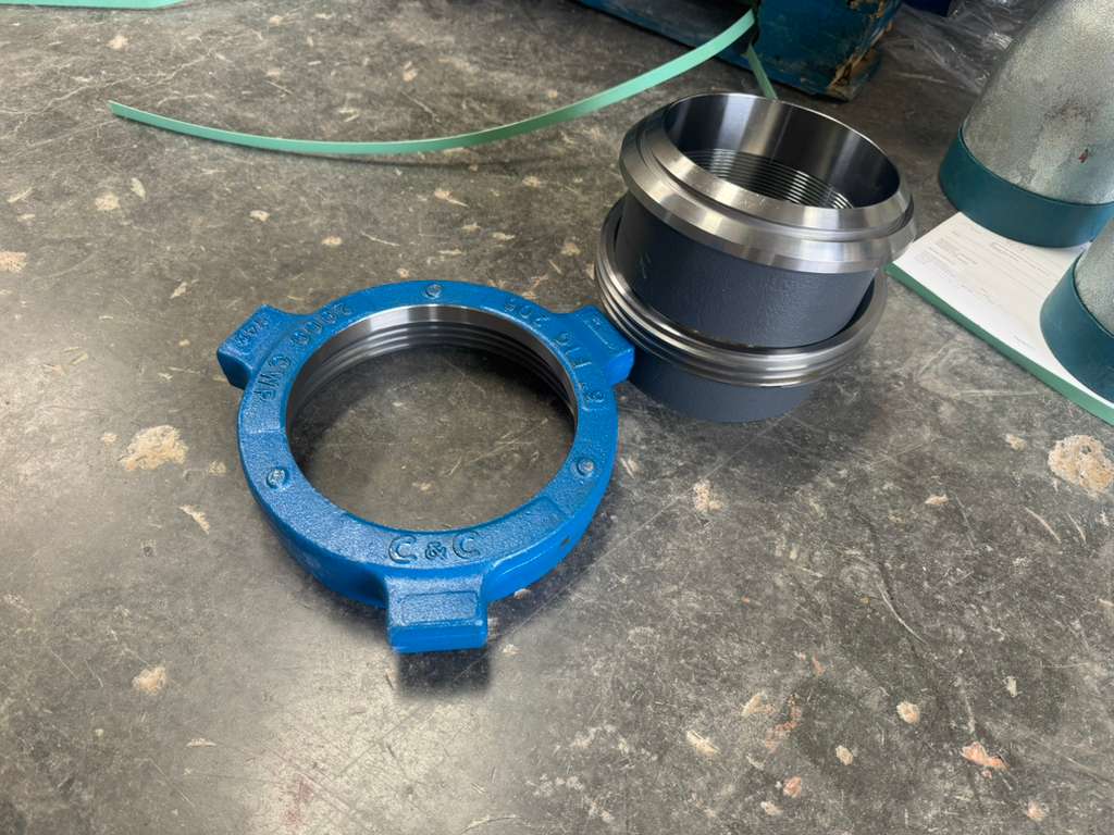 6" Fig 206 Threaded Hammer Union – Low-Pressure Flowline Fitting