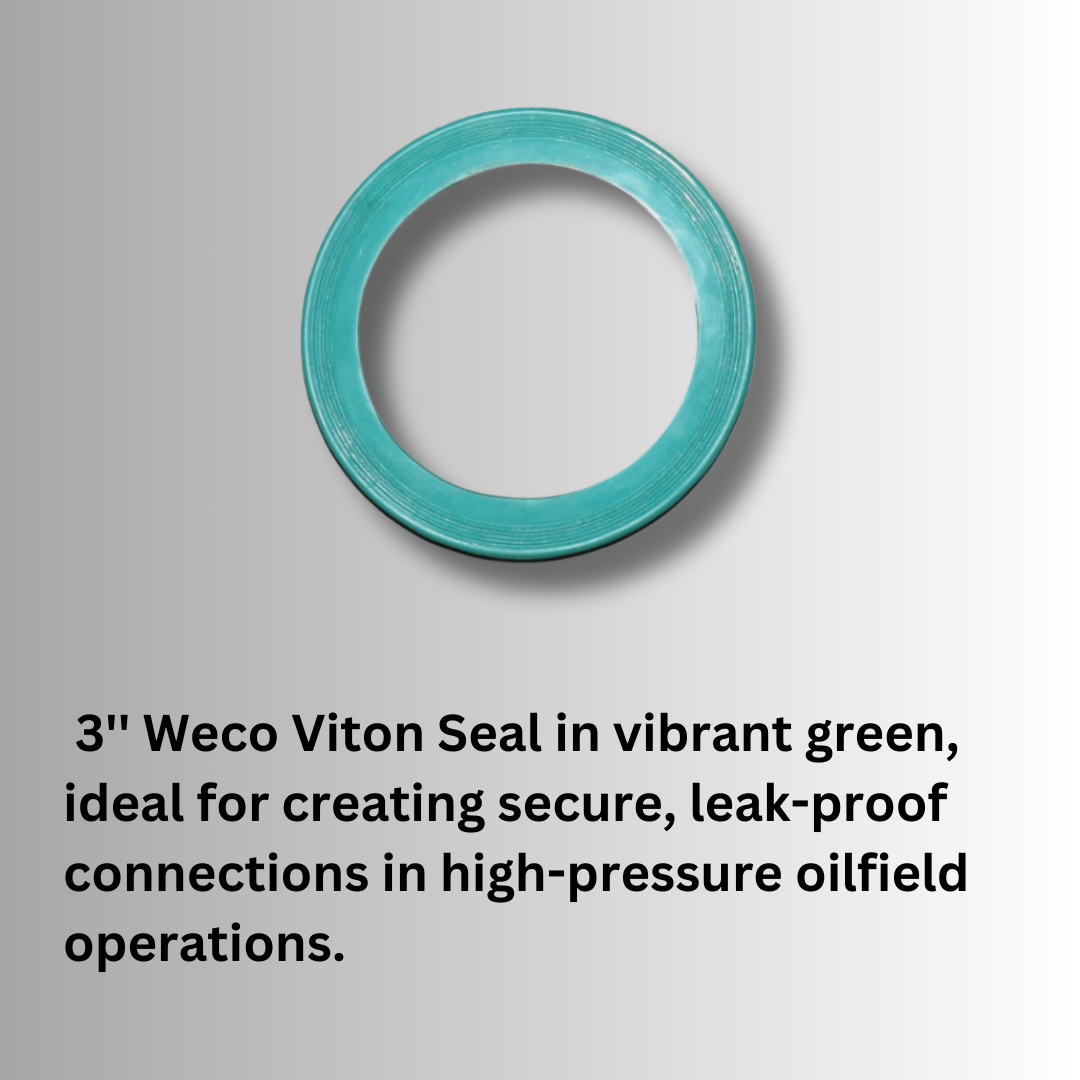 3 inch WECO Seal Viton (Green) : Hammer Union Seals