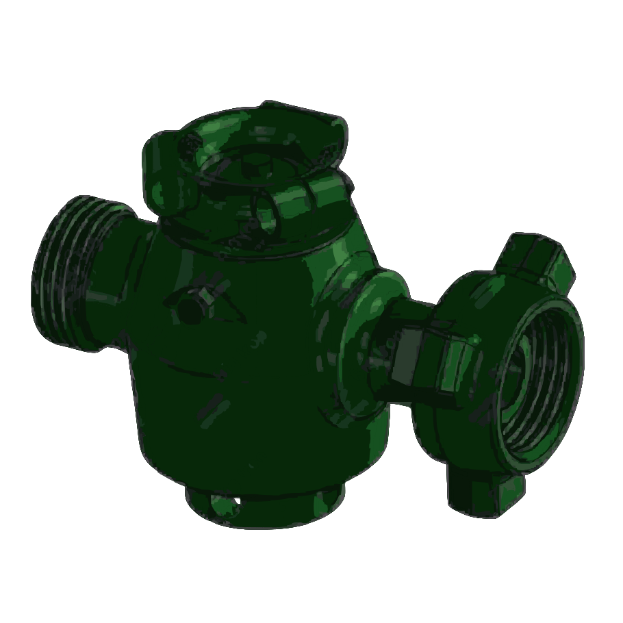 Plug Valve, Manual, Low Torque, 2" 1502 MxF, 10,000 PSI, Sour Service