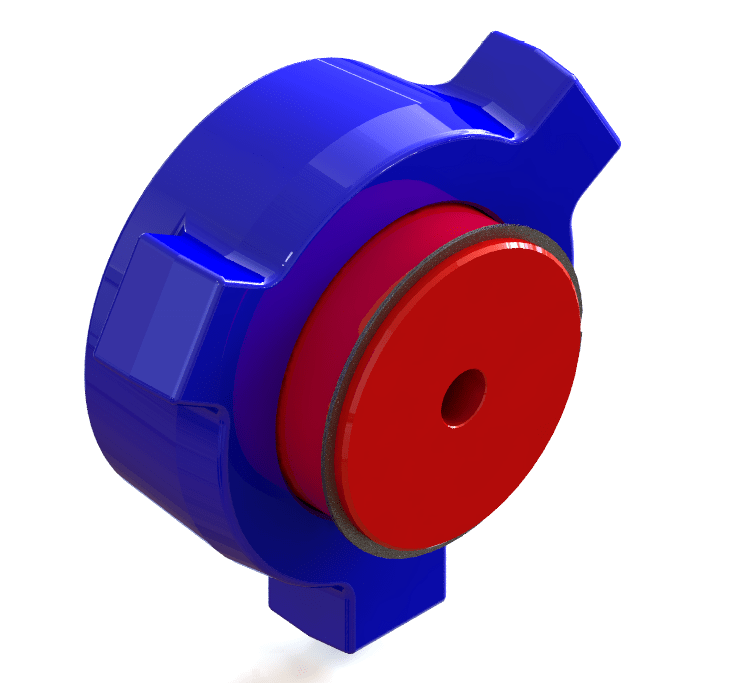 Blanking Cap, 2” 1502 M, 1/2" NPT Tap, 15000 psi, STD Service