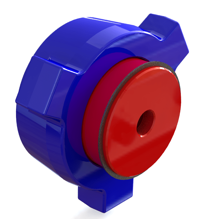 BLANKING CAPS, 2_, 3_ & 4_ 1502 M WTH WING NUT & 9 16_ AUTOCLAVE (STD) ORIENTATION-1-min