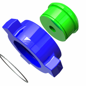 EXPLODED VIEW - BLANKING CAPS, 2_, 3_ & 4_ 1502 M WTH WING NUT & 9 16_ AUTOCLAVE (SOUR)-min