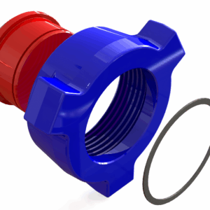 EXPLODED VIEW - BLANKING CAPS, 2_, 3_ & 4_ 1502 M WTH WING NUT (STD), ORIENTATION-1-min