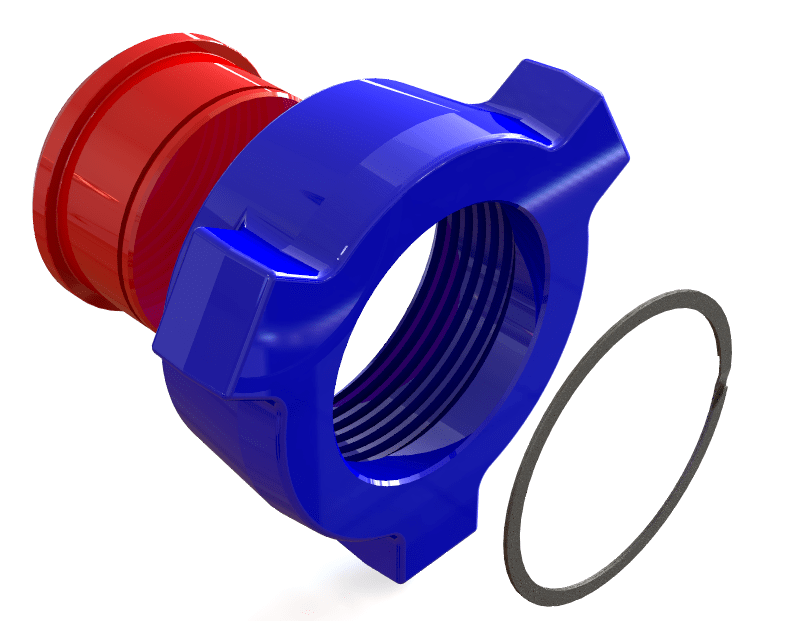 EXPLODED VIEW - BLANKING CAPS, 2_, 3_ & 4_ 1502 M WTH WING NUT (STD), ORIENTATION-1-min