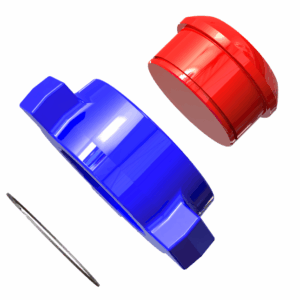 EXPLODED VIEW - BLANKING CAPS, 2_, 3_ & 4_ 1502 M WTH WING NUT (STD), ORIENTATION-2-min