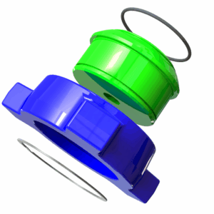 EXPLODED VIEW - BLANKING CAPS, 2_, 3_ & 4_ 206 M WTH WING NUT & 1 2_ NPT TAP (SOUR)-min