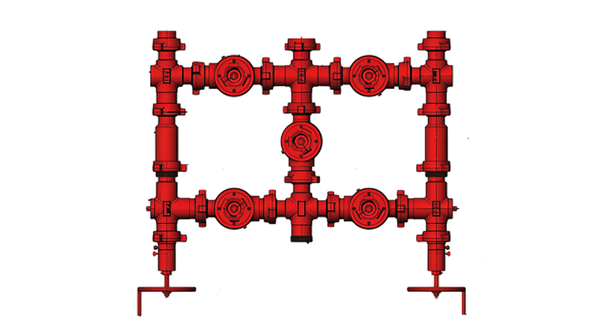 3" fig. -9 VALVES,2 CHOKE MANIFOLD