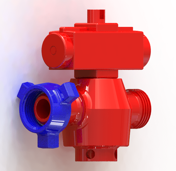 PLUG VALVE(ESD), 2_ X 2_ FIG 1502, M X F, STD. SERVICE, ISOMETRIC-min