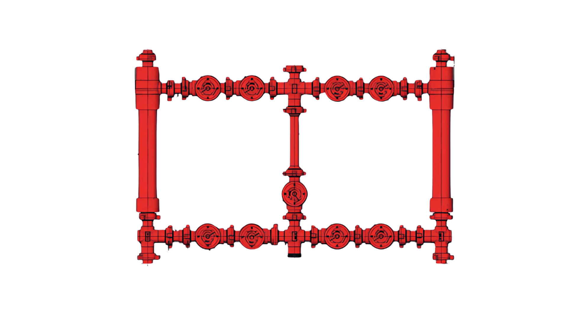 3" x 3" 9-Valve Catcher Manifold