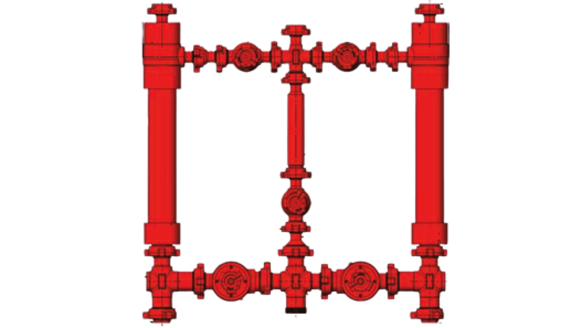 3"*2",5 valve trash catcher manifold