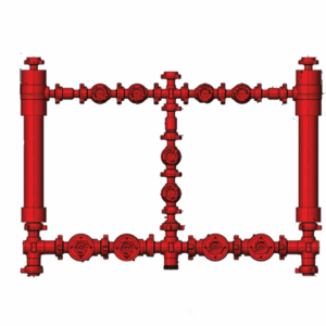 3" x 2" 10-Valve Trash Catcher Manifold
